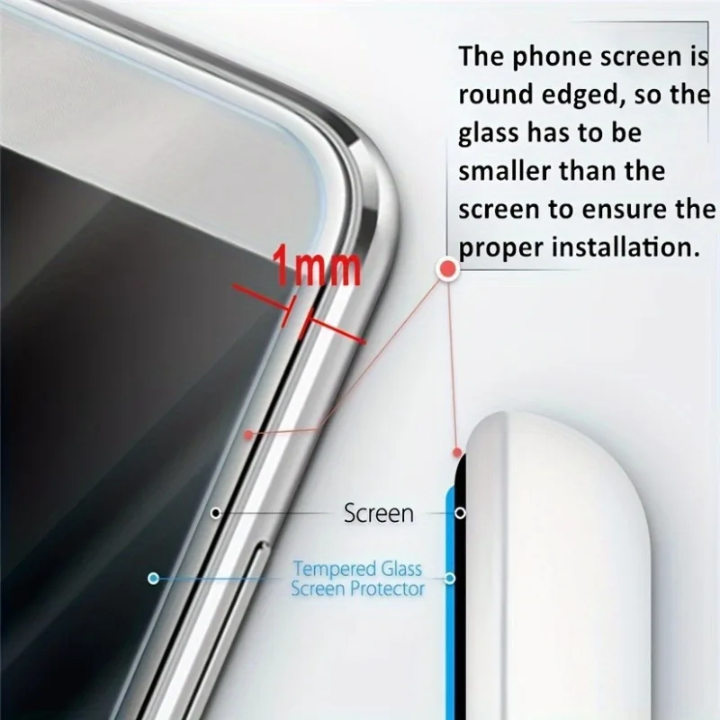 Paquete de 2 protectores de pantalla de vidrio templado transparente HD para iPhone 17 16 15 Pro Max 13 12 Mini 11 14 Pro XR XS Max 7 8Plus película de vidrio - imagen 4