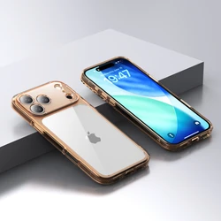 Funda Transparente Anti Golpes iPhone Pro Max – Estilo Lujo