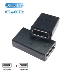 Adaptador DisplayPort 1.4 - Extensión 8K para DP hembra estandar