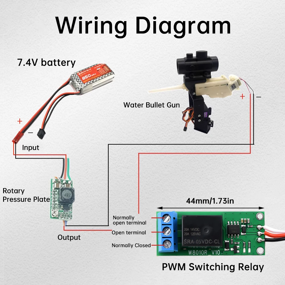 Interruptor de Control de señal remota PWM 20A Universal 3,3-5,2 V 5-12V para modelo de avión interruptor electrónico con protección de encendido - imagen 3