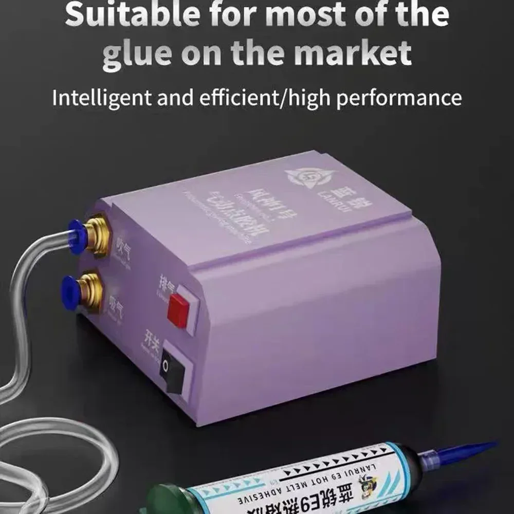 Lanrui Dispensador de aceite de soldadura con pegamento multifuncional, herramienta de grado profesional para iPhone, marco LCD, cubierta trasera, juego de limpieza de polvo