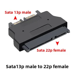 Adaptador SATA 22 Pines a Conector 7+15, Cable de Datos y Alimentación