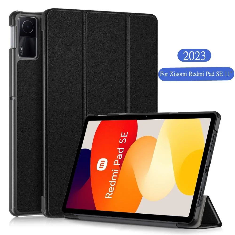 Para Funda Xiaomi Redmi Pad SE Funda de 11 pulgadas 2023 Funda inteligente con soporte abatible para Xiaomi Redmi Pad SE Funda para tableta niños Auto Sleep/Wake - imagen 2