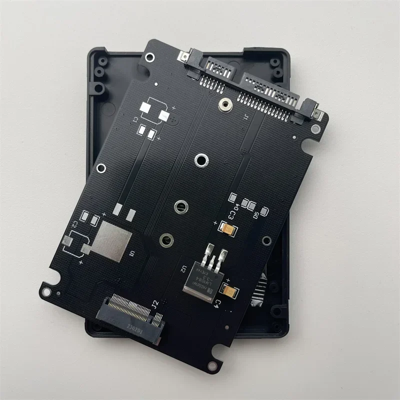 Tarjeta adaptadora serie NGFF a SATA3, M.2, SSD de estado sólido, protocolo Sata, caja de disco duro interna y externa - imagen 5