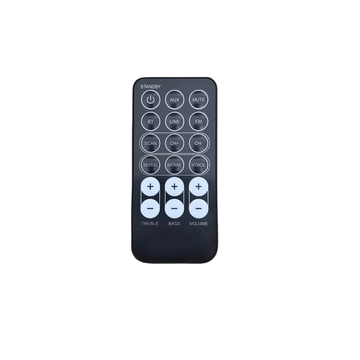 Control remoto para I.Sound ISOUND-5378 y Craig CHT912, y Bush B-6609, sistema de cine en casa Raylan Soundbar - imagen 2