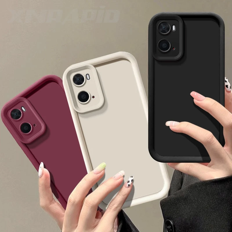 Para OPPO A96 funda OPPO A76 funda de teléfono paquete completo mate anticaída cubierta protectora suave