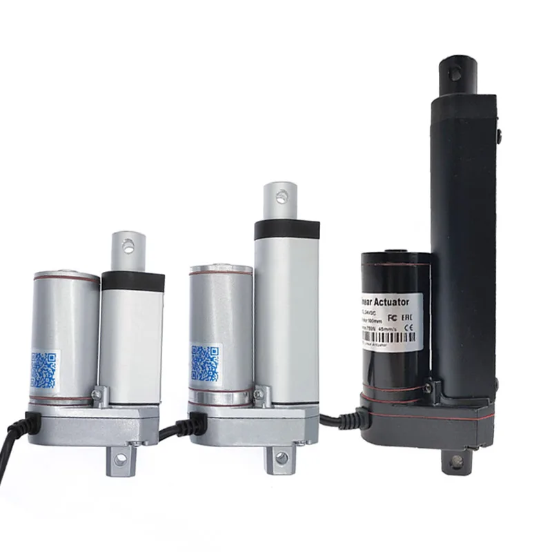 Actuador Lineal DC 12V-24V 100mm – Motor para Ventanas
