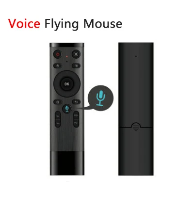 UTHAI Q5 2,4 Gb Air Mouse Mini teclado inalámbrico Bluetooth Control remoto por voz para decodificador de TV ordenador Android ios Win