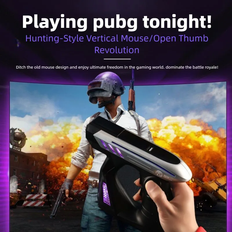 Botón silencioso Vertical de bajo ruido, ratón inalámbrico de oficina de 2,4G, diseño ergonómico, botón portátil con ratón óptico lateral para ordenador - imagen 2