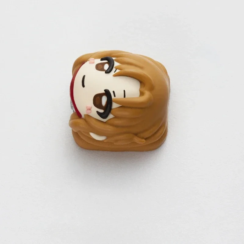 Teclas de Anime Sword Art Online SAO Yūki Asuna, teclas personalizadas para teclado mecánico, teclas artesanales, PC Gamer, regalos de vacaciones - imagen 5