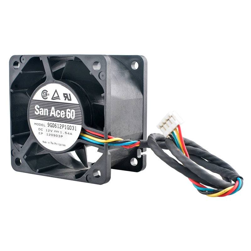 9G0612P1G031 6cm 60mm ventilador 60x60x38mm DC12V 1.54A 4 pines doble rodamiento de bolas ventilador de refrigeración de alta velocidad para estaciones de trabajo de PC de servidor - imagen 3