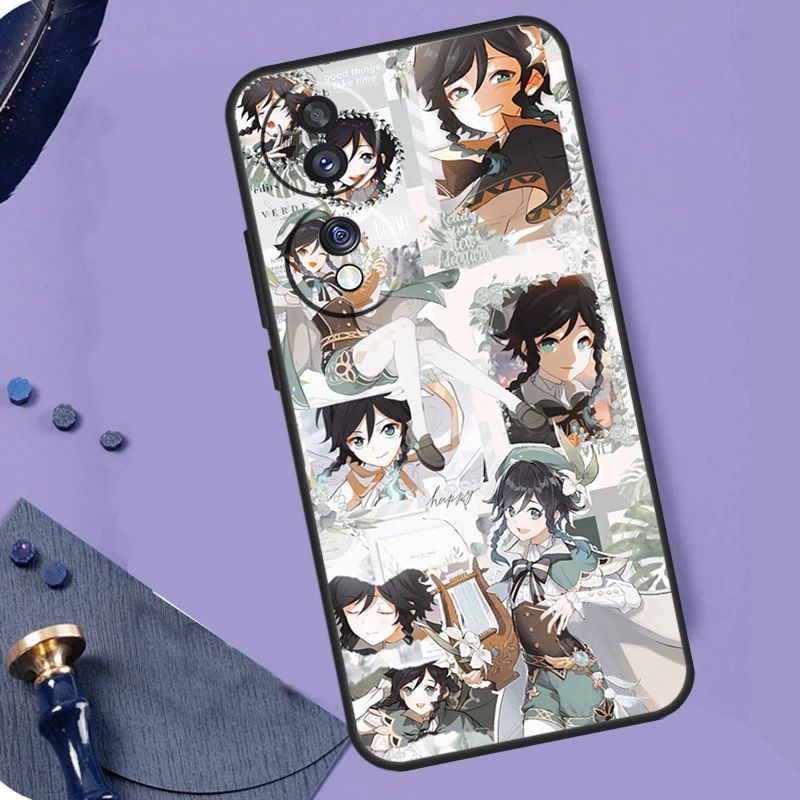 Genshin funda de estética de impacto para Honor Magic 6 Pro Magic 5 Lite 50 70 90 Lite X6 X7 X8 X9 X6a X7a X8a X9a X8b X9b - imagen 2