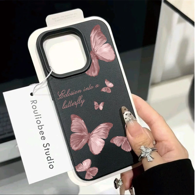 Funda de mariposa y flor para Realme 15 14 13 12 11 9 Pro Plus 10 8 5G 8i C53 C51 C63 C55 C35 C30S C65 C21Y C25Y, funda de cuero para dulces - imagen 5