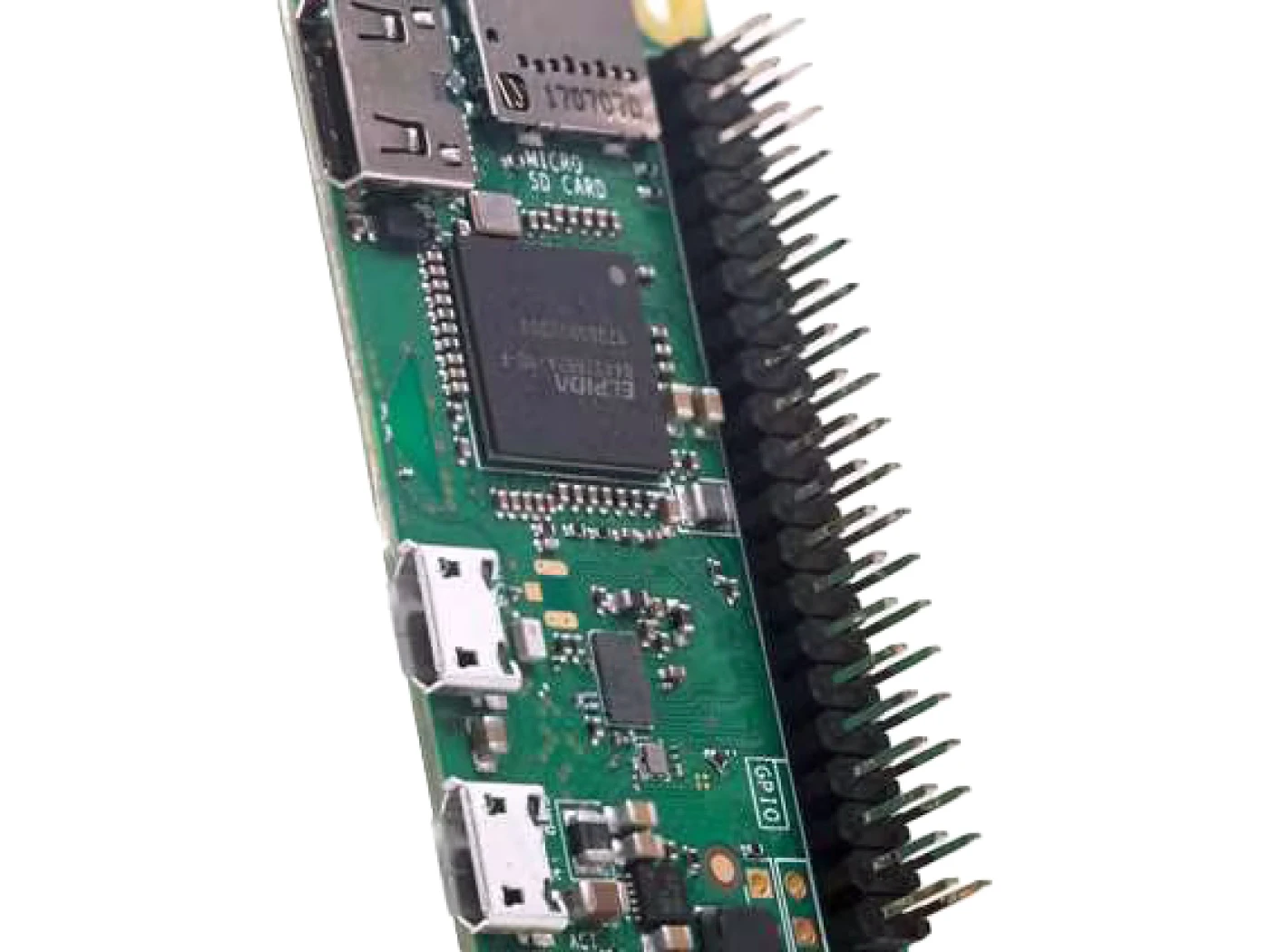 Raspberry Pi Zero WH, placa de desarrollo Mini Linux con cabezal, WiFi Bluetooth 4,1 de baja energía, compatible con HAT, cabezal de 40 pines - imagen 3