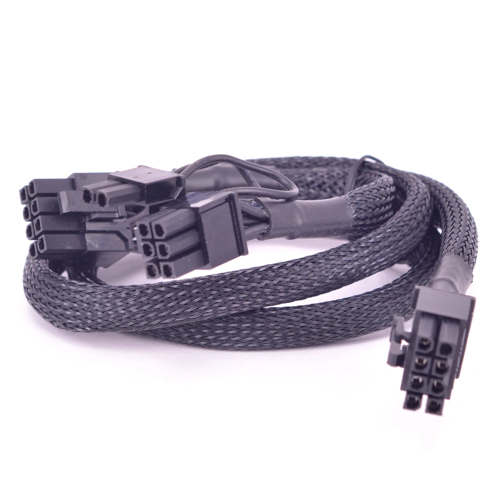 PCI-e 8 pines a 2 puertos 6 + 2 pines Cable de alimentación GPU 8 pines a doble 8P 6 pines para Corsair RM1000 RM850 RM750 RM650 RM550 RM450 PSU - imagen 3