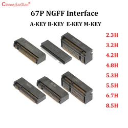 Conector M.2 NGFF para SSD, zócalo de 67 pines