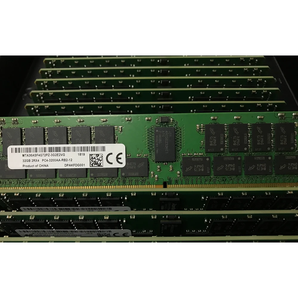 1 Uds para MT RAM 32G 32GB 2RX4 DDR4 3200 PC4-3200AA-RB2 memoria de servidor MTA36ASF4G72PZ-3G2E2 - imagen 5