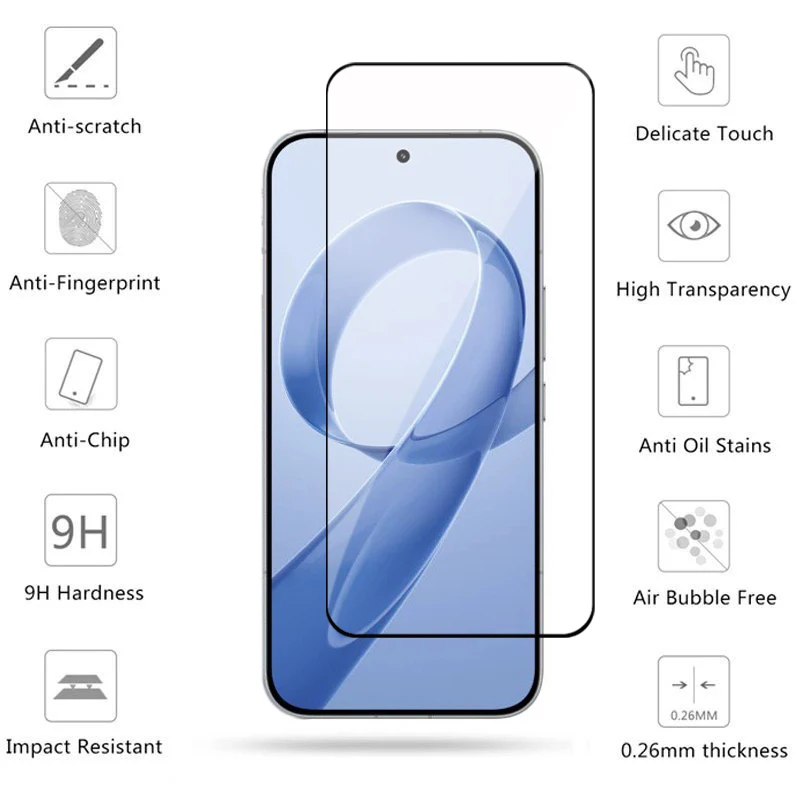 Vidrio de cubierta completa para Poco F8 Pro vidrio templado para Xiaomi Poco F8 Pro Protector de pantalla película protectora de teléfono Poco F8 Pro - imagen 2