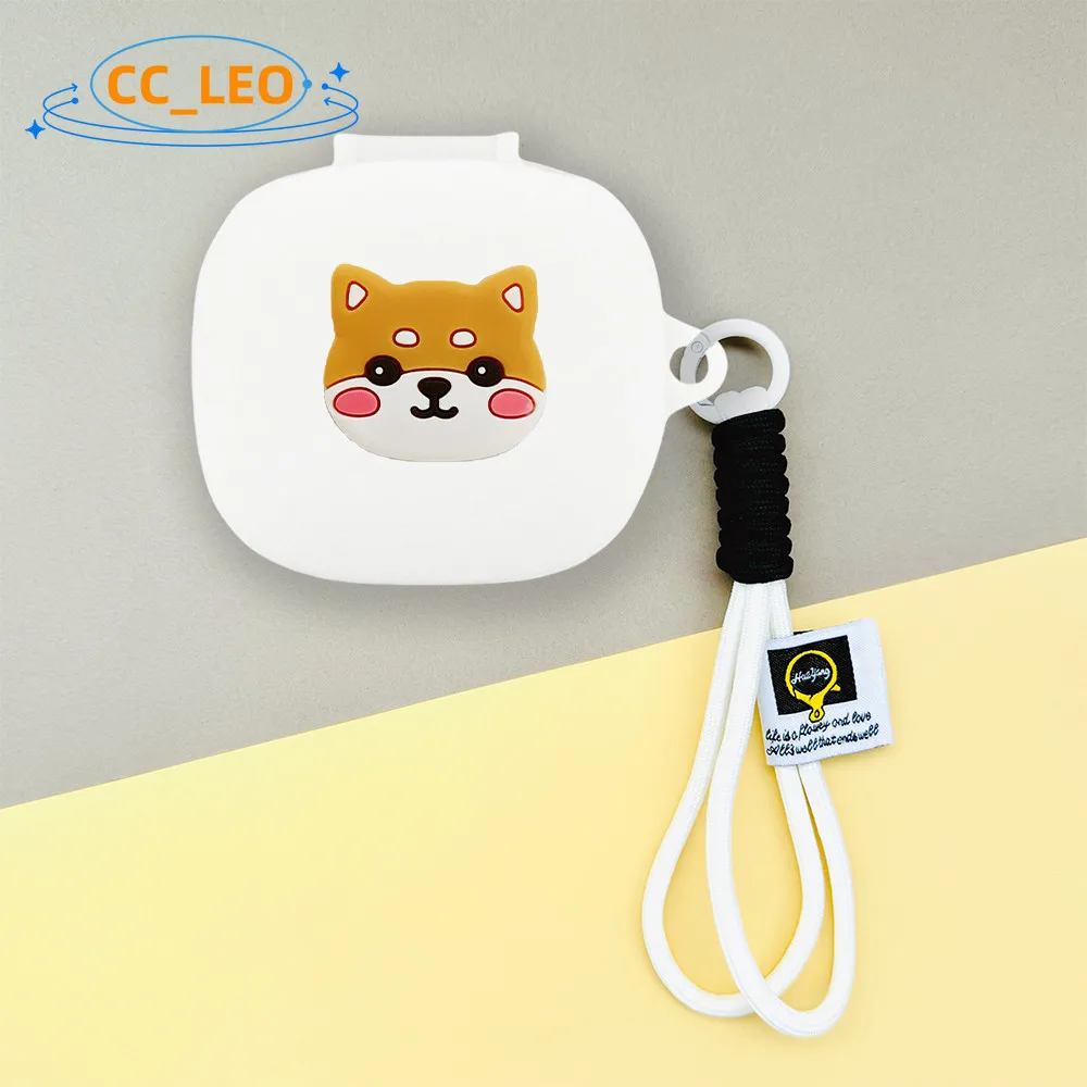 Para RedMi Buds6 funda de juego de dibujos animados Shiba Inu lindo colgante de cordón tostado RedMi Buds SE funda protectora suave de silicona - imagen 5