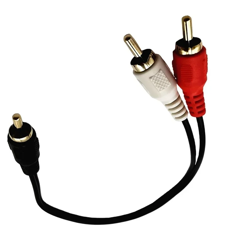 Cable RCA chapado en oro de un punto, macho a macho, TV, 1 Revolution 2, Cable de Audio macho, DVD - imagen 5