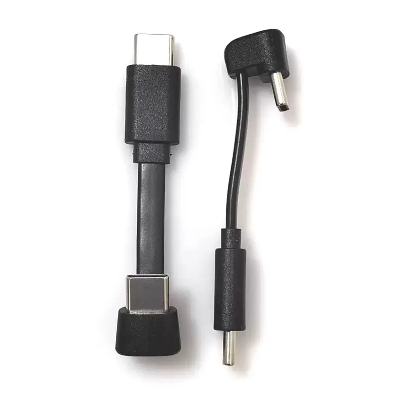 Longitud 59mm/65mm/90mm tipo C codo macho a cabeza recta macho teléfono para juegos Cable de datos de carga súper rápida - imagen 2