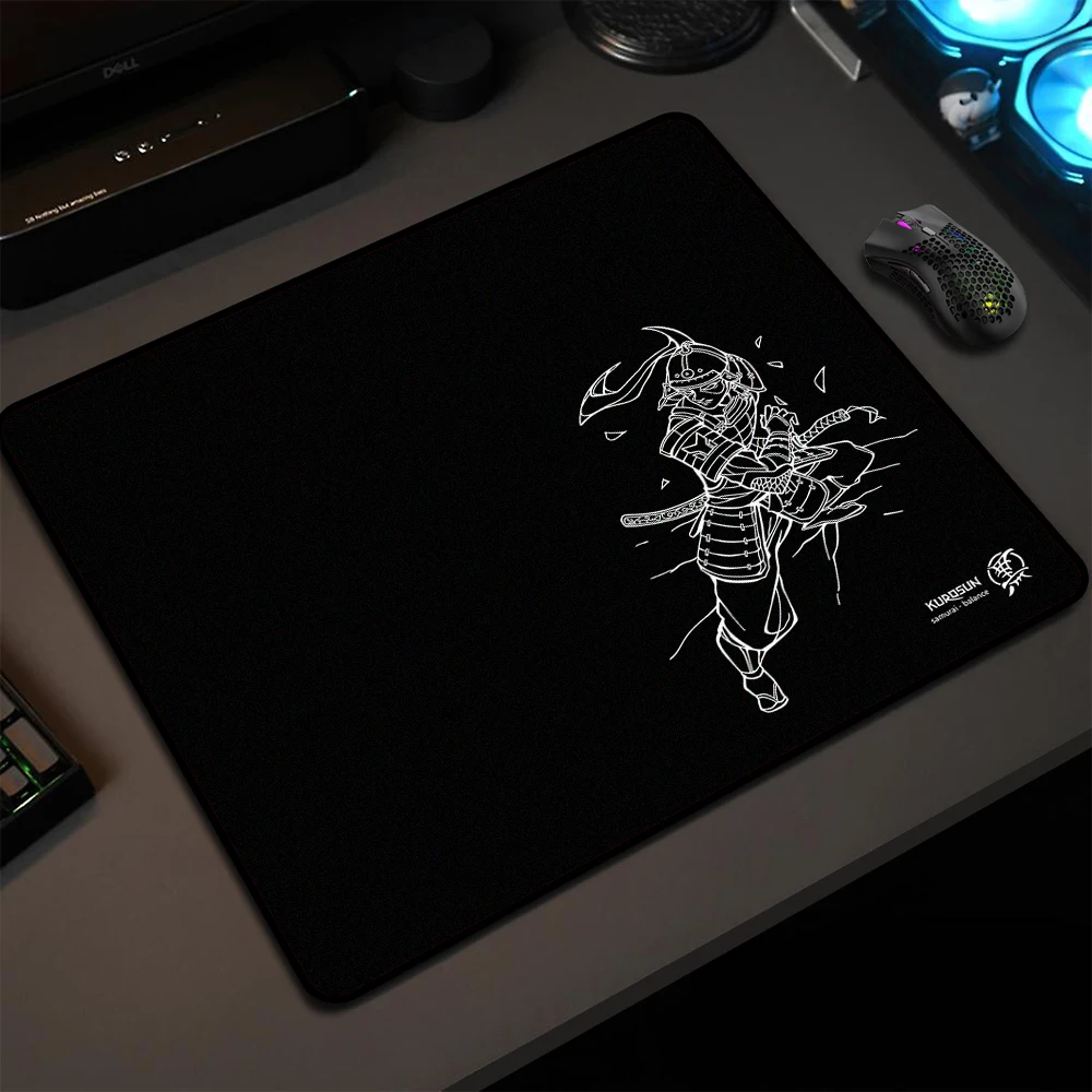Kurosun Samurai Balance Gaming Mosepad Gamer profesional E-Sports alfombrilla de ratón alta elástica antideslizante inferior Premium alfombrilla de ratón