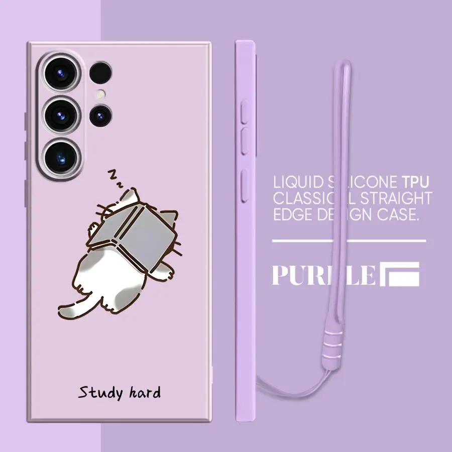 Funda blanda para Samsung Galaxy S24 FE S22 Ultra S25 Edge Note 20 10 Ultra S20 S23 S21 Plus animales de ocio - imagen 4