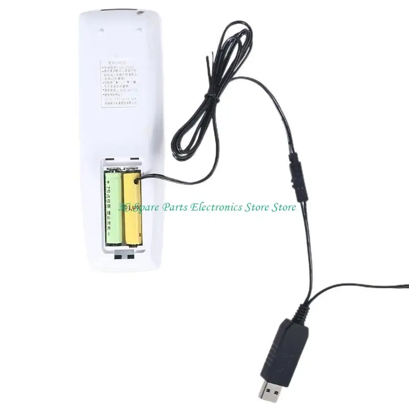 SZ-Cable eliminador batería 2 en 1, USB a doble AAA, para Radio con batería AAA, lámpara Gameboy, Control remoto, teléfono - imagen 4