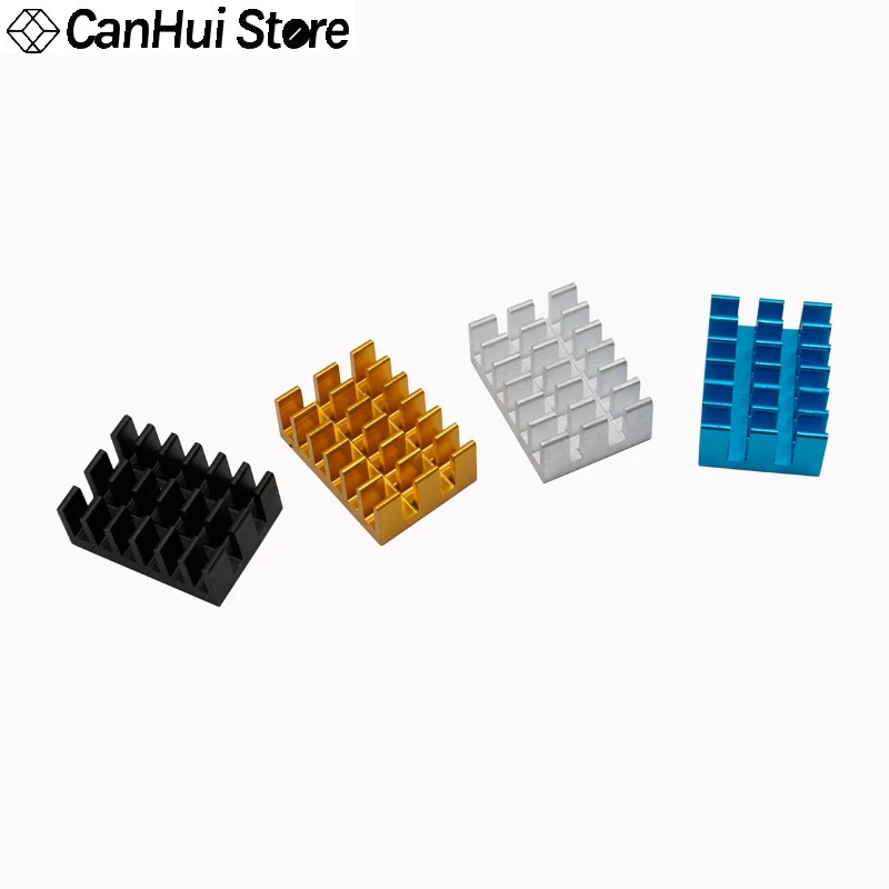 10 radiadores de aluminio de 14 * 10 * 6 mm 14x10x5.6, adecuados para la disipación de calor de la tarjeta gráfica de la placa base de la CPU de chip electrónico - imagen 5