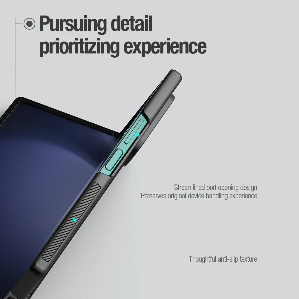 Nillkin para Samsung Galaxy Z Fold 6 5G funda 360 Frosted Pro a prueba de golpes mate contraportada Zfold6 - imagen 4