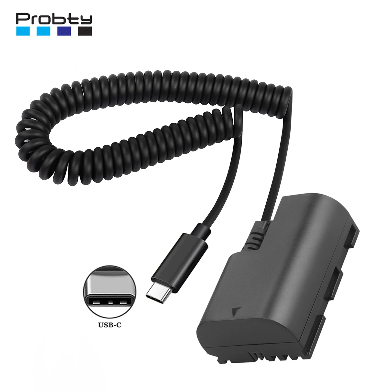Canon Batería Ficticia USB-C para EOS R5 R6 R7 80D 90D 5D 6D 7D