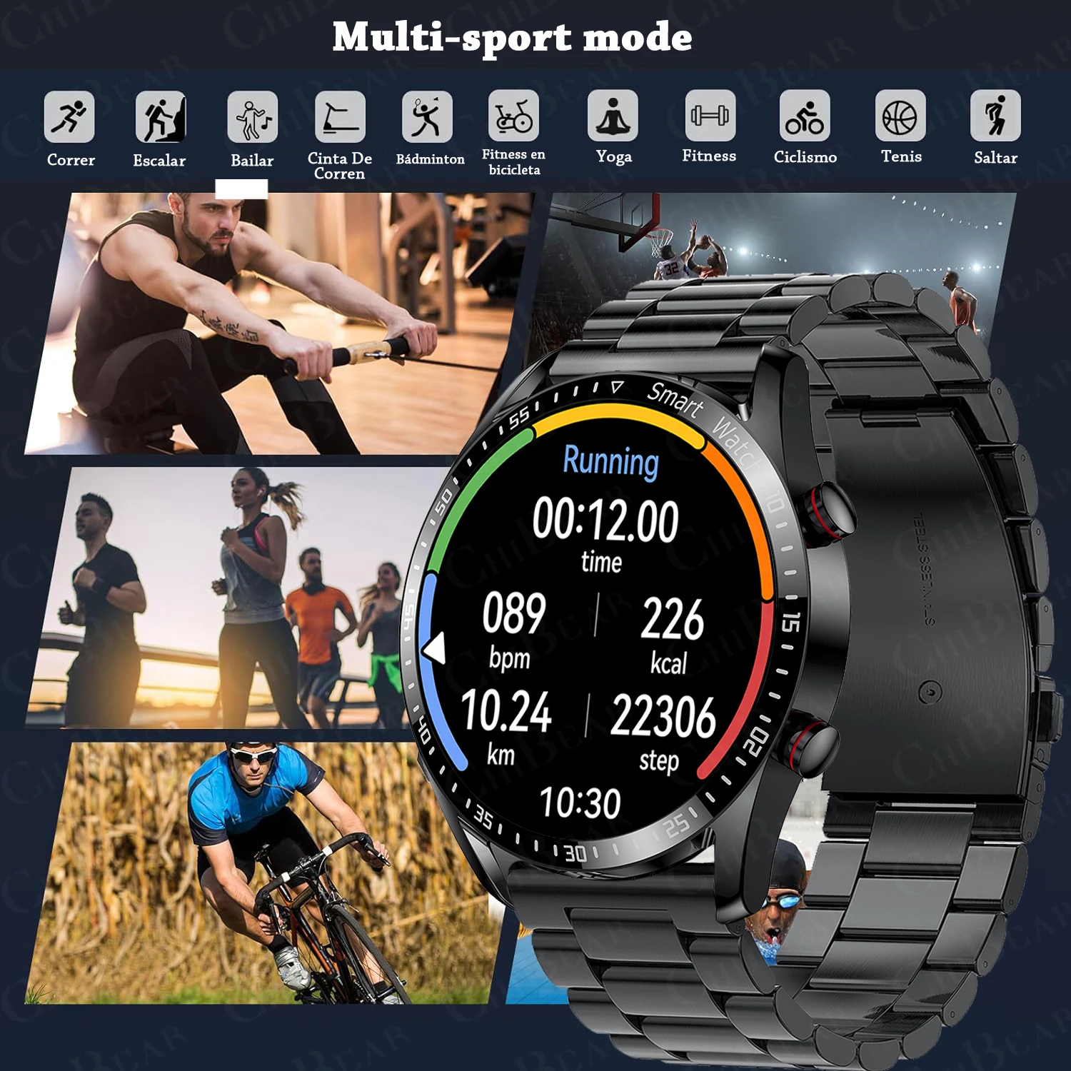 Nuevo reloj inteligente con llamada de voz para hombre, serie GT, pantalla AMOLED de 1,53 pulgadas, reloj deportivo ECG + PPG, reloj inteligente saludable para Android IOS 2025 - imagen 3