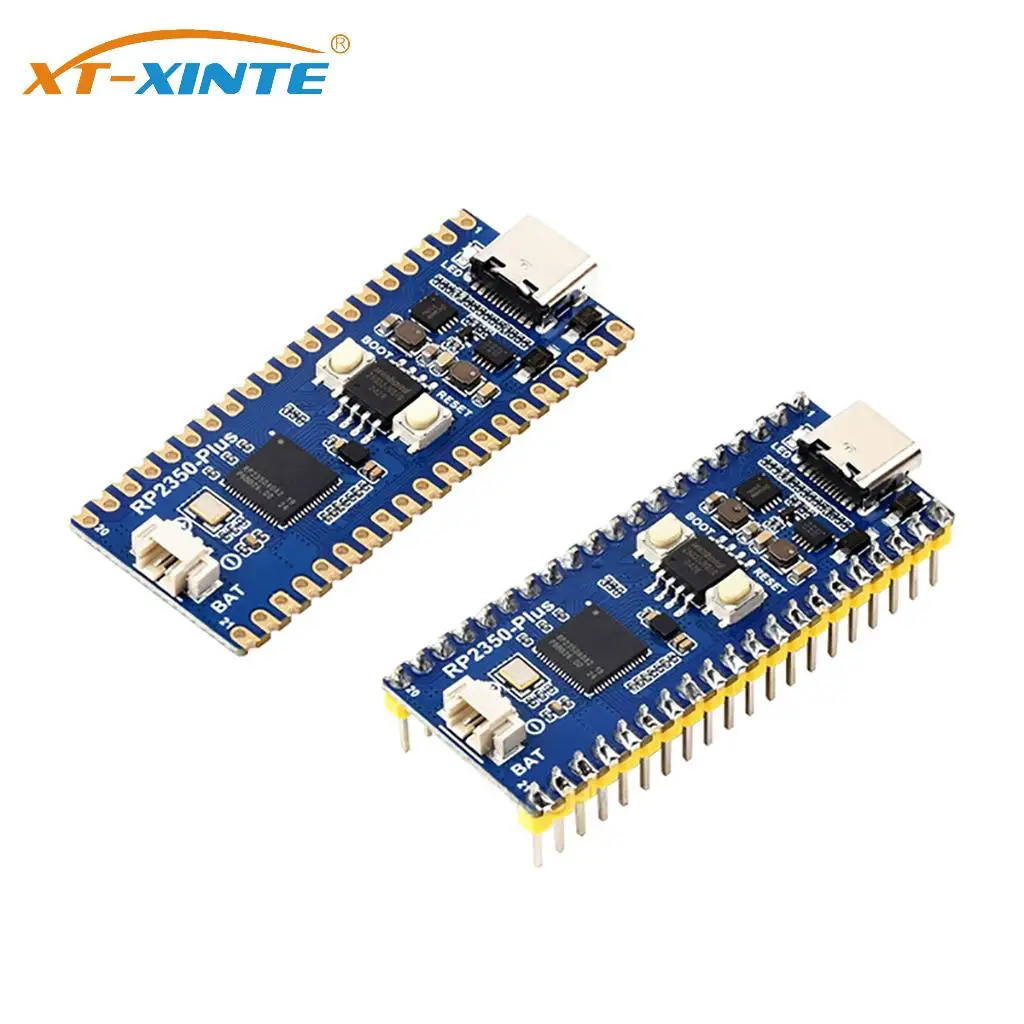 Placa de desarrollo RP2350 Plus, procesador de microcontrolador, procesador de doble núcleo de doble arquitectura tipo C para Raspberry Pi RP2350A