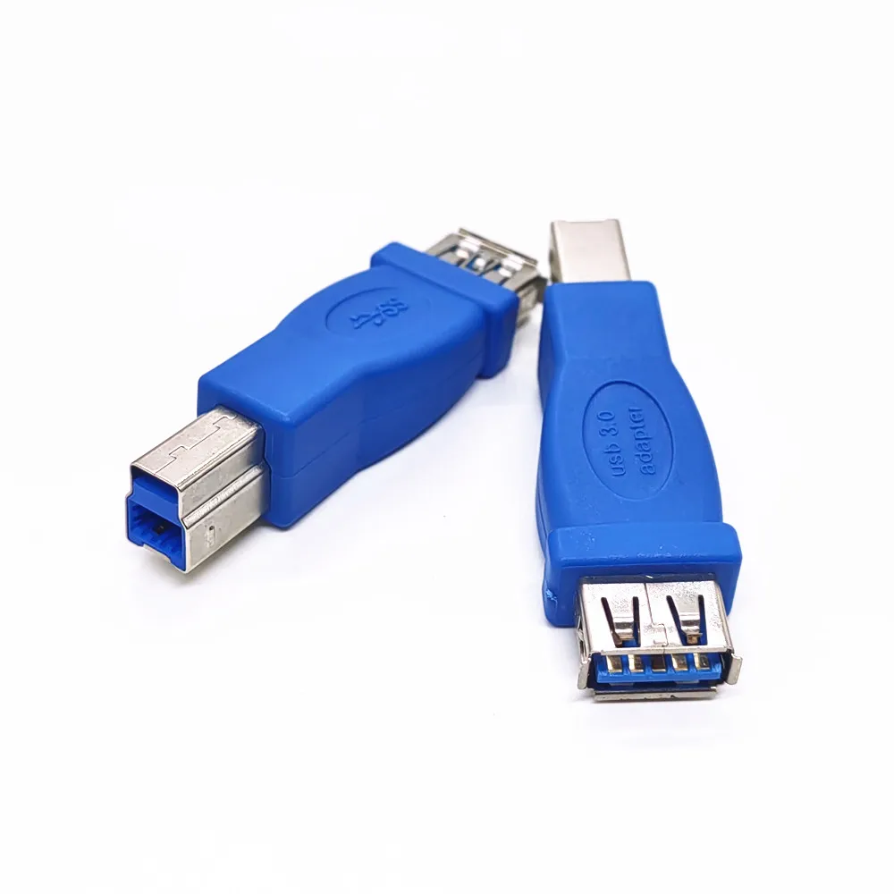 Adaptador de conector USB 3.0 tipo A a B o adaptadores micro macho a hembra USB macho a hembra