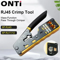 ONTi Crimpadora RJ45 para engarzado con pelacables