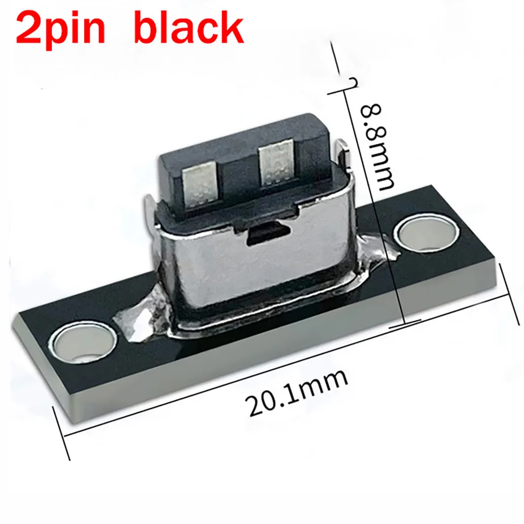1-10 Uds USB 3,1 tipo C con placa de fijación de tornillo conector USB tipo C 3,1 tipo C 2 pines 4 pines 6 pines conector hembra - imagen 4
