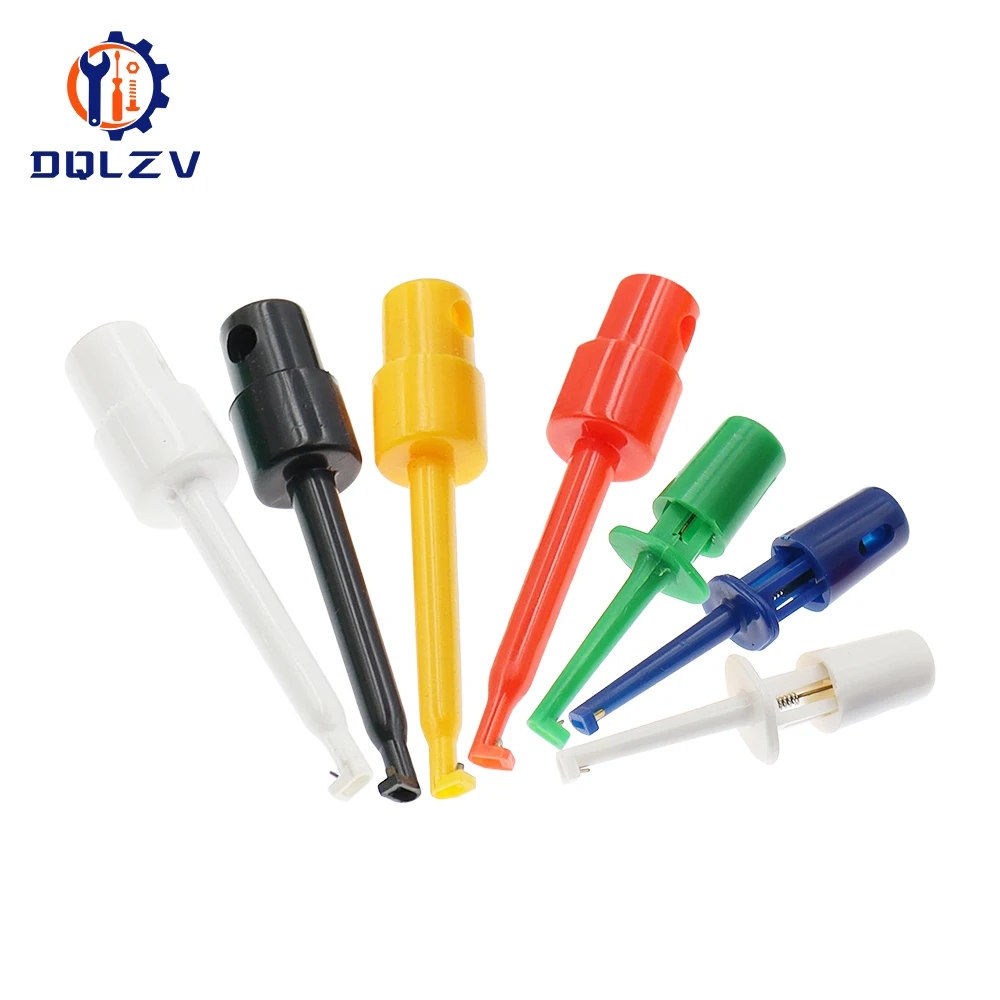 Mini sonda de prueba de gancho de prueba individual grande para prueba electrónica IC Grabber Clip de prueba de gancho de cocodrilo redondo de tamaño pequeño - imagen 3