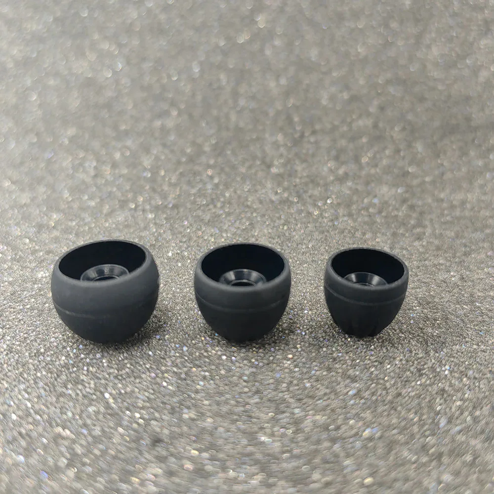 3 pares de tapones de rosca intrauditivos para auriculares KZ Airdots AKG, cubiertas de silicona, puntas de repuesto, almohadillas para los oídos, cojín - imagen 2