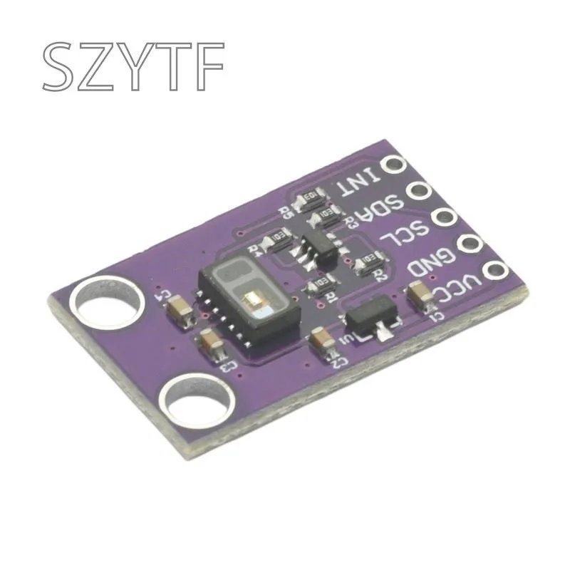 Sensor óptico de partículas I2C MAX30105 de alta precisión, módulo de panel fotodetectores de detección de humo, módulo de llama, fuente de alimentación 1,8 V - imagen 3