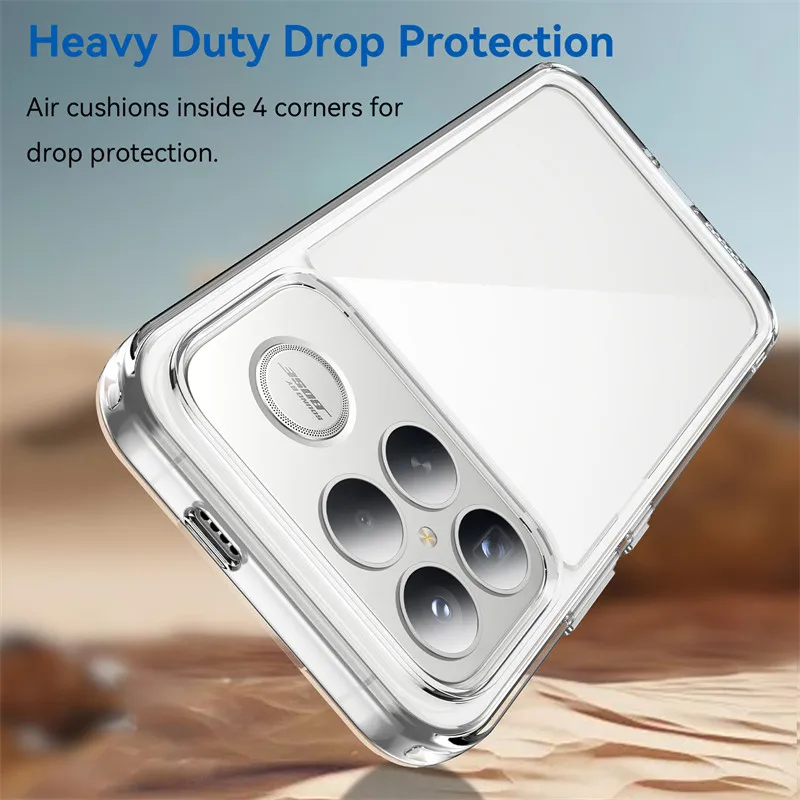 Para Xiaomi Redmi K90 Pro Max Funda Redmi K90 Pro Max Funda TPU borde acrílico Backplane Fundas protectoras para teléfono en Redmi K90 Funda