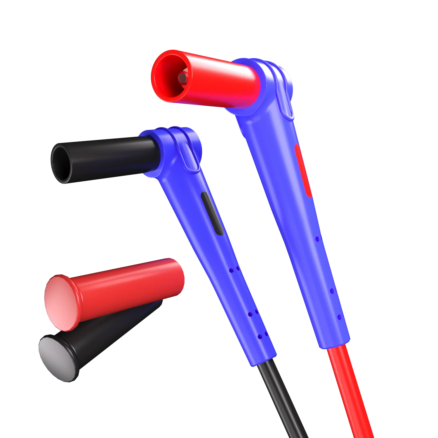 Bolígrafo multímetro mecánico RP15 1000V 20A de acero inoxidable, bolígrafo de prueba de cable de silicona antiestiramiento, retardante de llama suave Universal - imagen 2