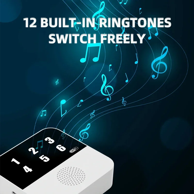 Buscapersonas inalámbrico WiFi para cuidadores de ancianos, botón de llamada SOS, sistema de alerta médica SOS de emergencia para pacientes mayores en casa - imagen 4