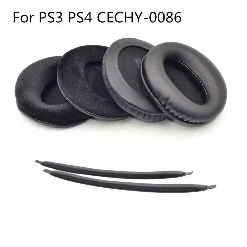 Almohadillas de esponja de repuesto para auriculares inalámbricos, almohadillas de repuesto para auriculares Sony PS3 7,1, edición Pulse Elite, CECHYA-0086