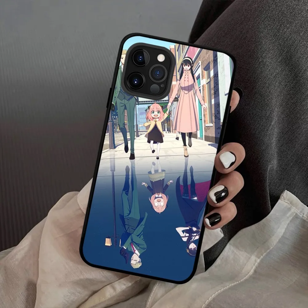 Funda de teléfono Popular de Anime SPY×FAMILY para IPhone 15 14 11 12 13 Mini Pro XS Max, Funda 6 7 8 Plus X XR SE 2020 - imagen 2