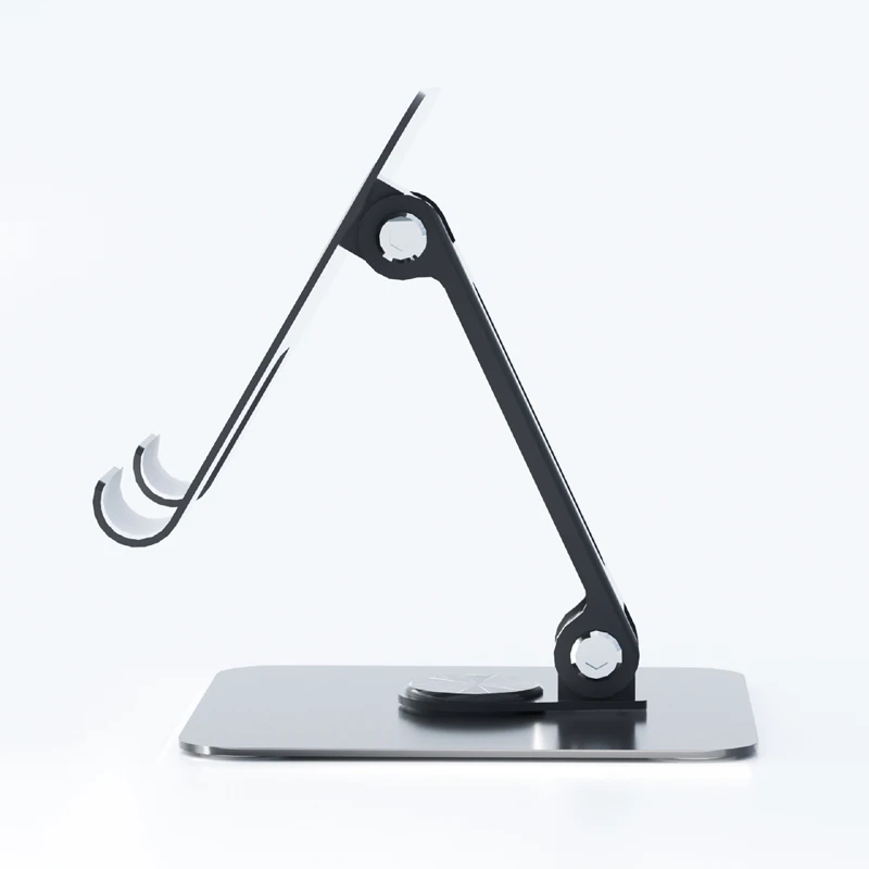 TT-100 4,7 "-12,9" 10 "11" rotación ajustable de acero plegable soporte de escritorio para tableta soporte de abrazadera para teléfono girar - imagen 4