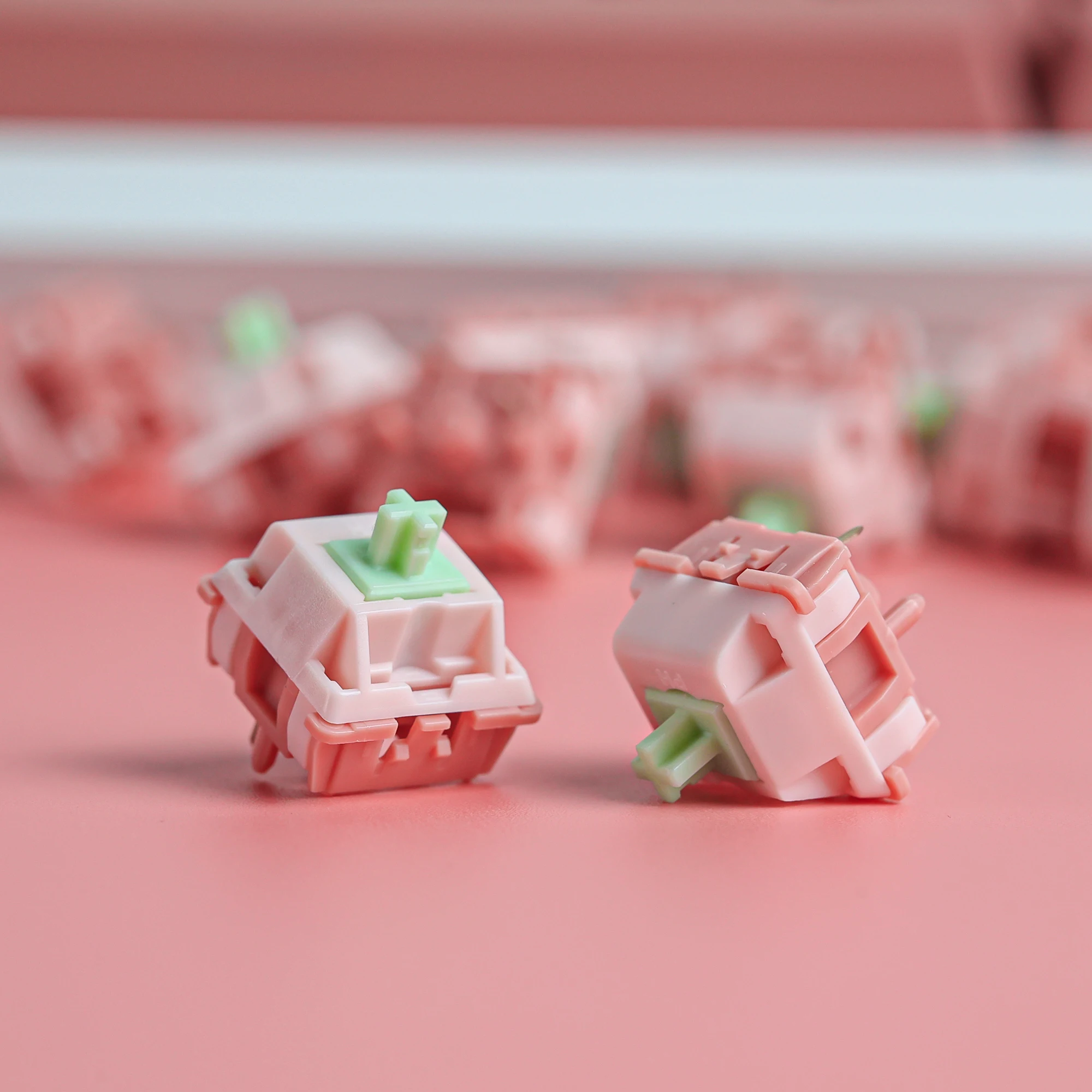 Aniya-interruptor lineal para teclado mecánico, dispositivo de 5 pines, sonido HIFI, intercambio en caliente, 45g, 28g, personalizado, POM