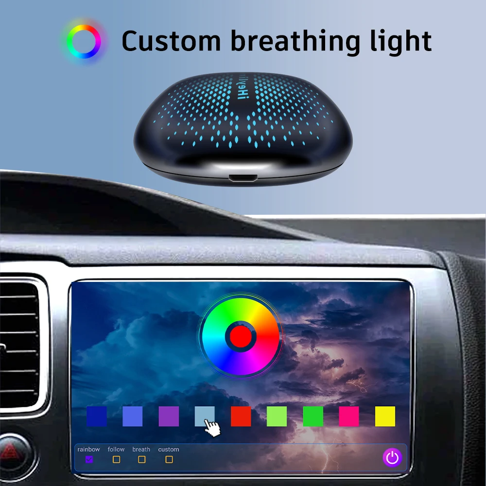 IHeylinkit-CarPlay inalámbrico CP608U para coche, dispositivo con Android 13, QCM6125, 64G, salida HD automática, Google Play, para Ford VW, Mercedes - imagen 3