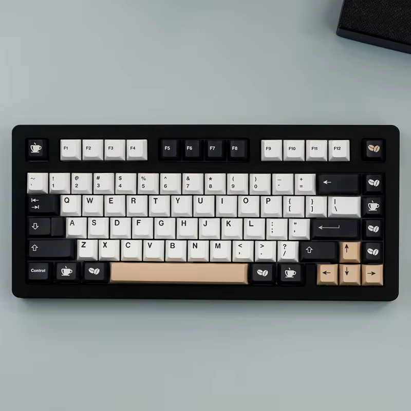 GMK Coffee Mocha Keycaps PBT Perfil Cherry para Teclado Mecánico