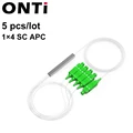 5pcs 1X4 SC APC
