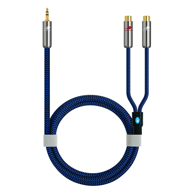 Mini Cable de Audio Jack, enchufe de 3,5mm a enchufe hembra RCA Dual para TV, PC, amplificador de Audio para coche, auriculares, 1M, 1,5 M, 2M, 3M, 5M, 8M, 10M, 15M - imagen 4